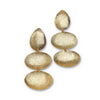 Cascading Foil Stone Earrings
