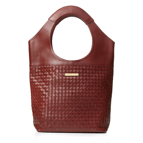Lee-May Woven Hobo Bag