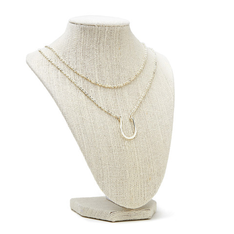 Horseshoe Necklace {Silver}
